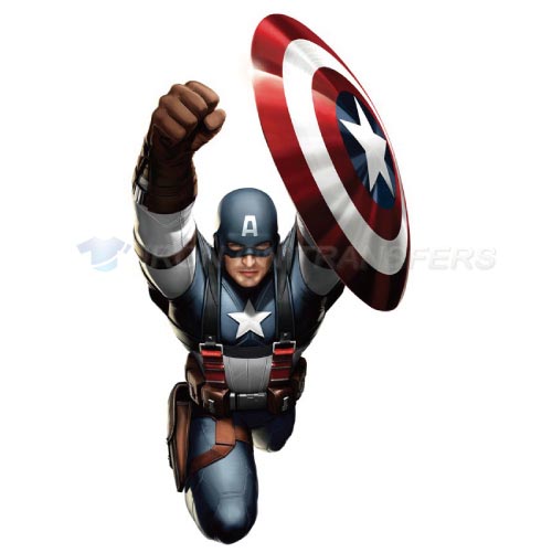 Captain America Iron-on Stickers (Heat Transfers)NO.81